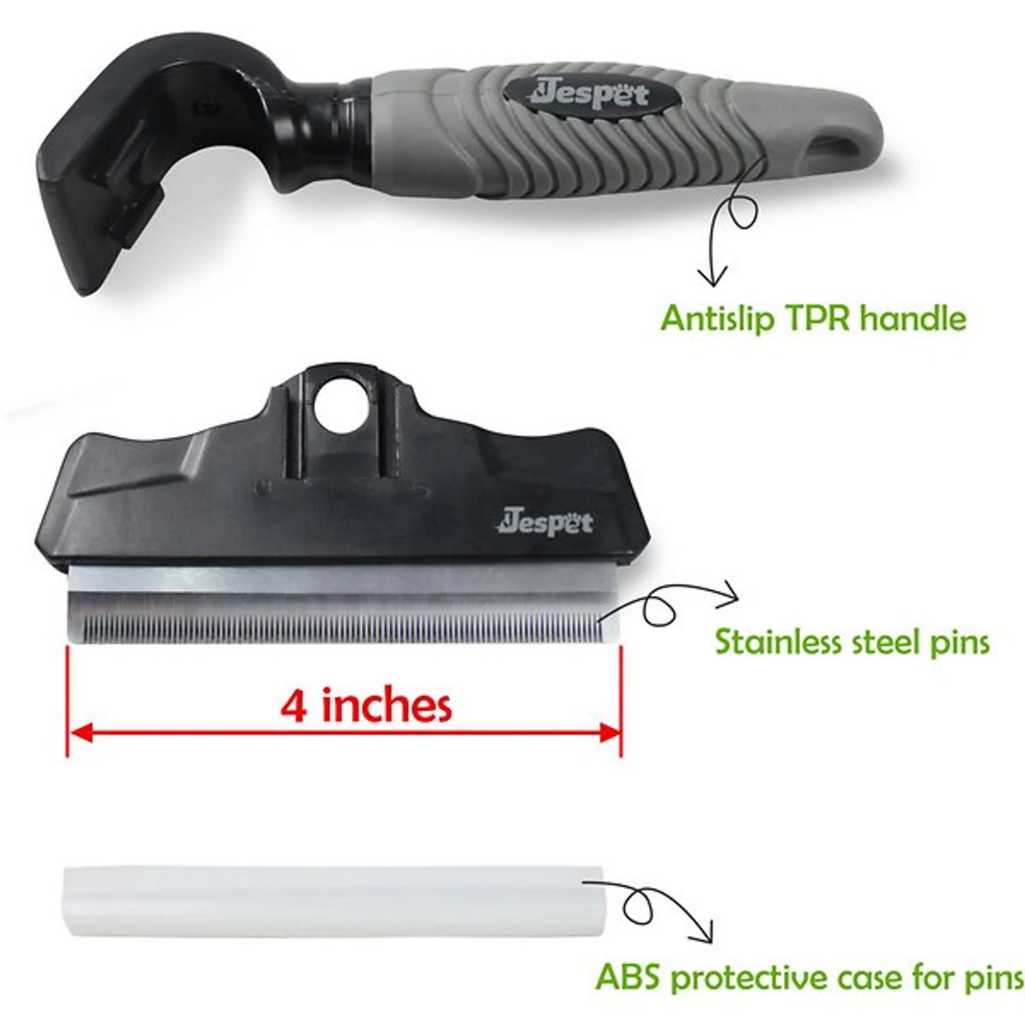 JESPET Deshedding Brush for Dogs