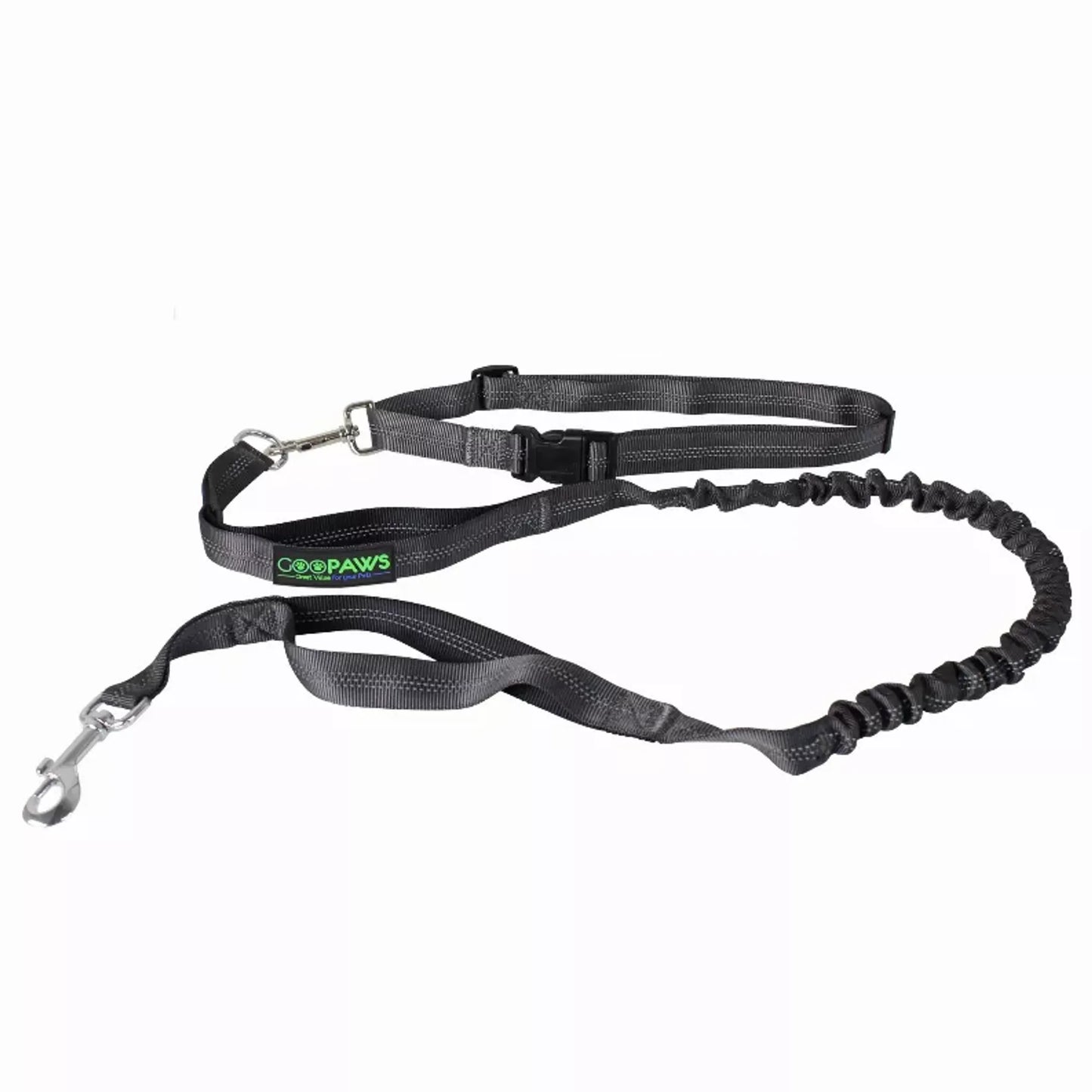 JESPET Hands-Free Bungee Dog Leash – Up to 150 lbs