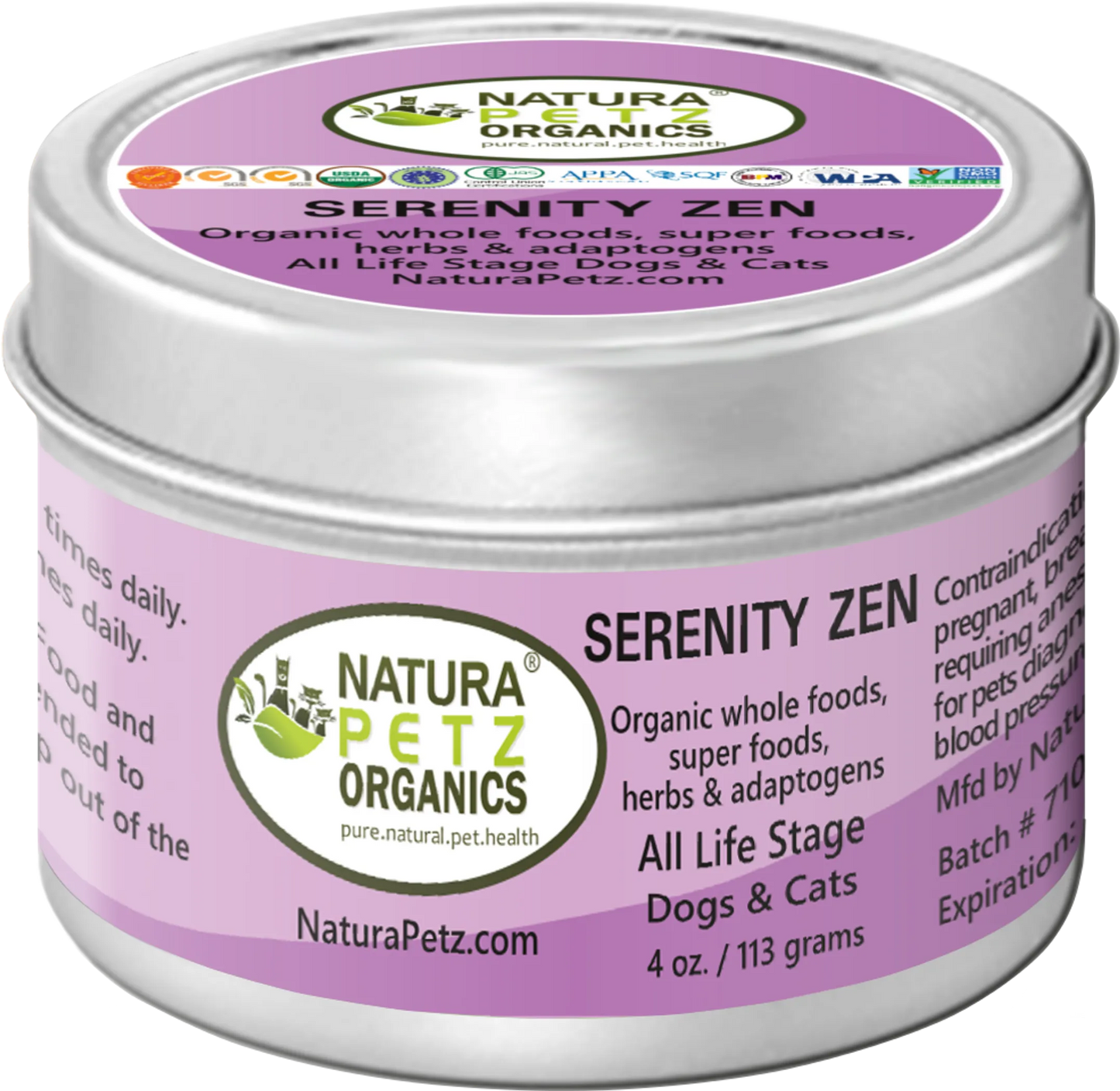 Serenity Zen Calming Support Capsules for Dogs & Cats