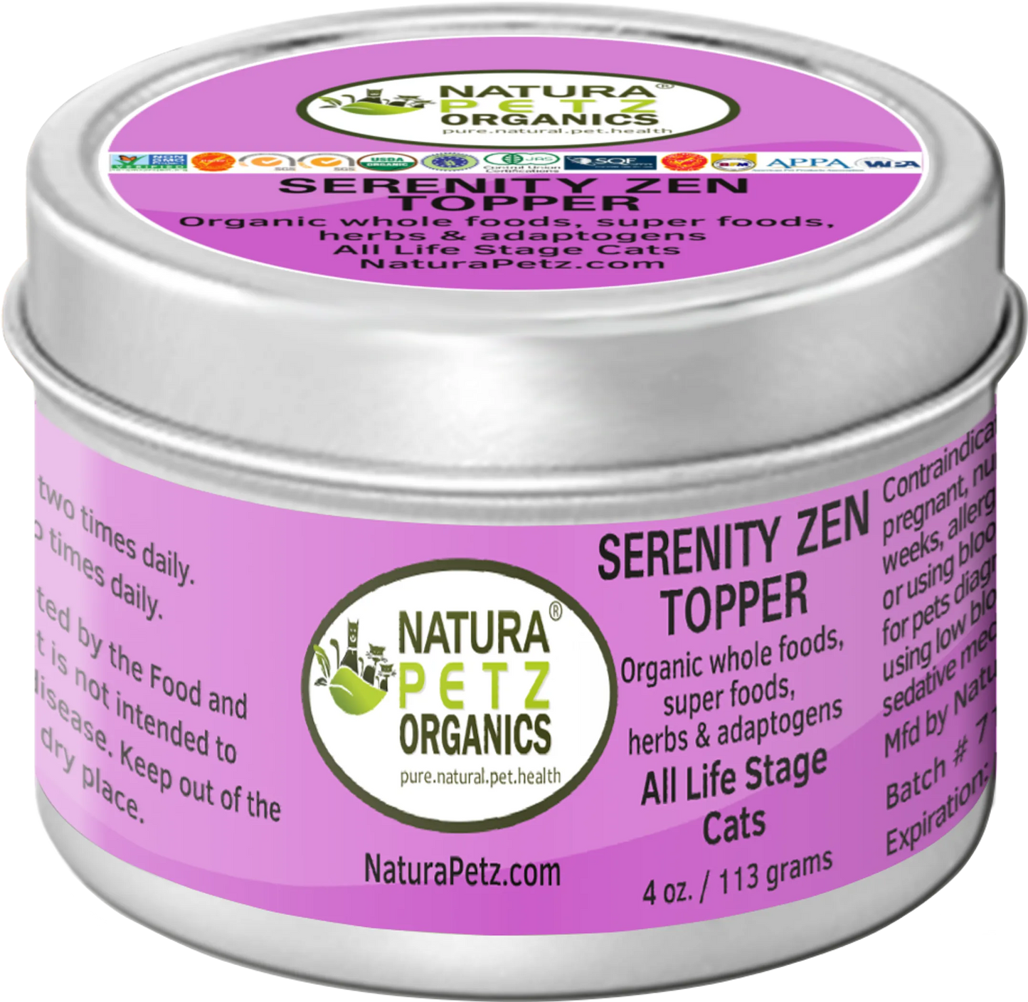 Serenity Zen Anti-Stress Meal Topper for Dogs & Cats