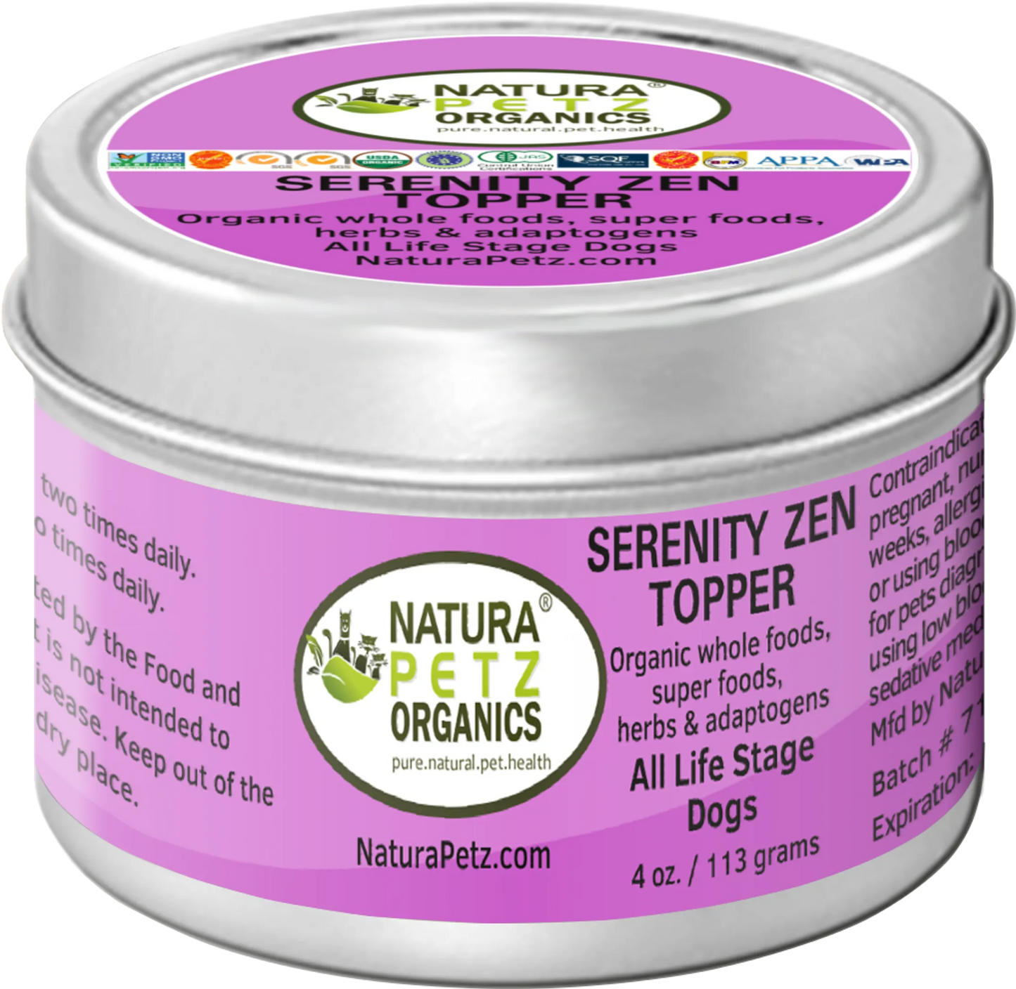 Serenity Zen Anti-Stress Meal Topper for Dogs & Cats