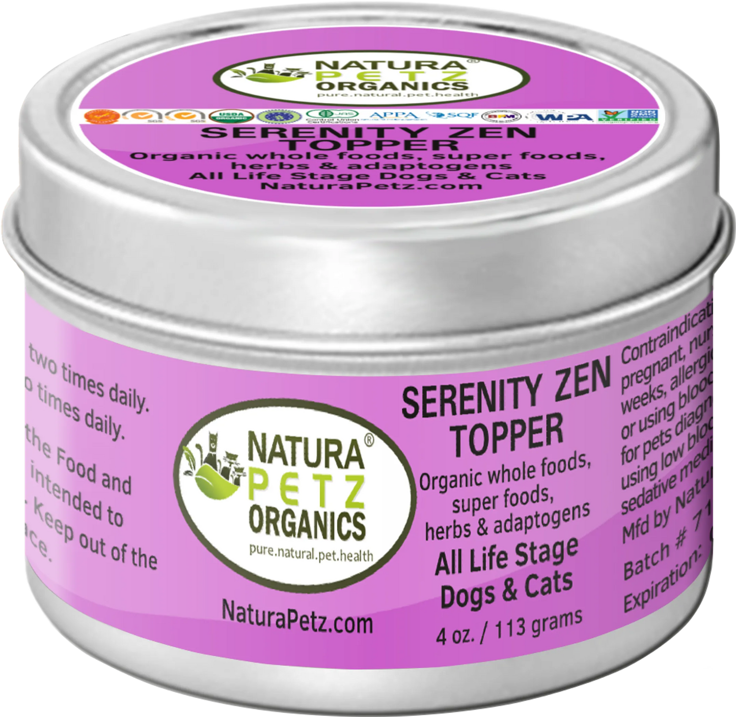 Serenity Zen Anti-Stress Meal Topper for Dogs & Cats