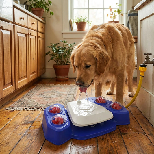 Dog Water Fountain Multifunctional Automatic - lifestyle