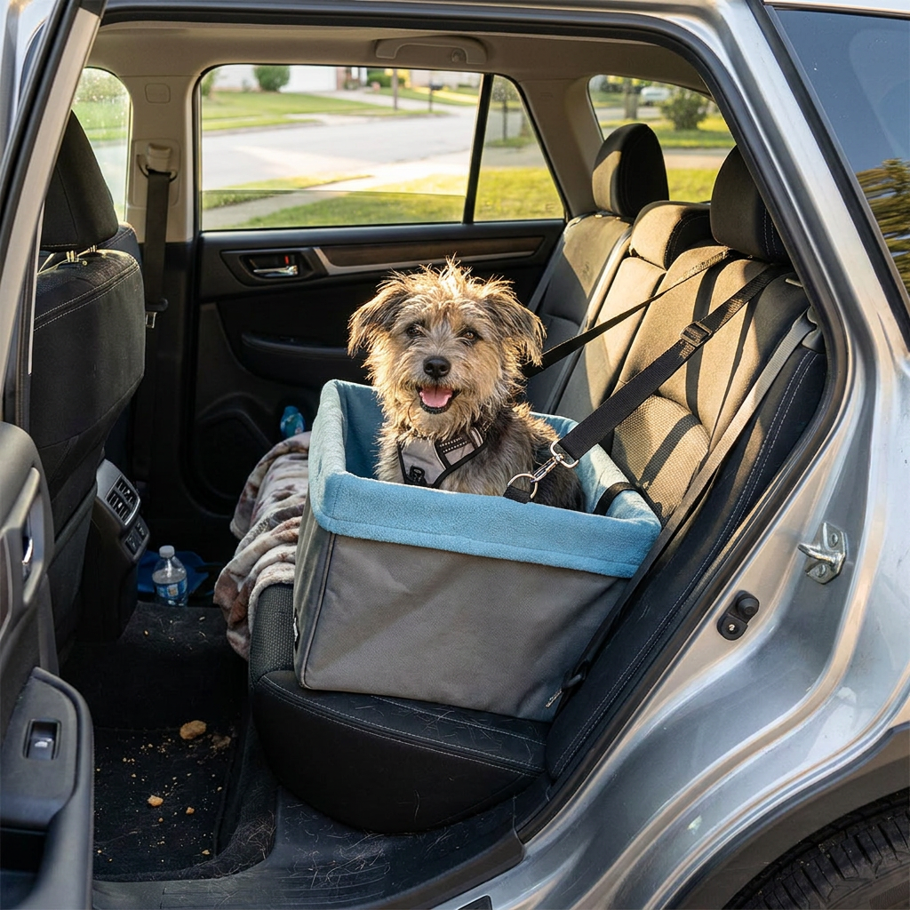 Dog Booster Seat lifestyle