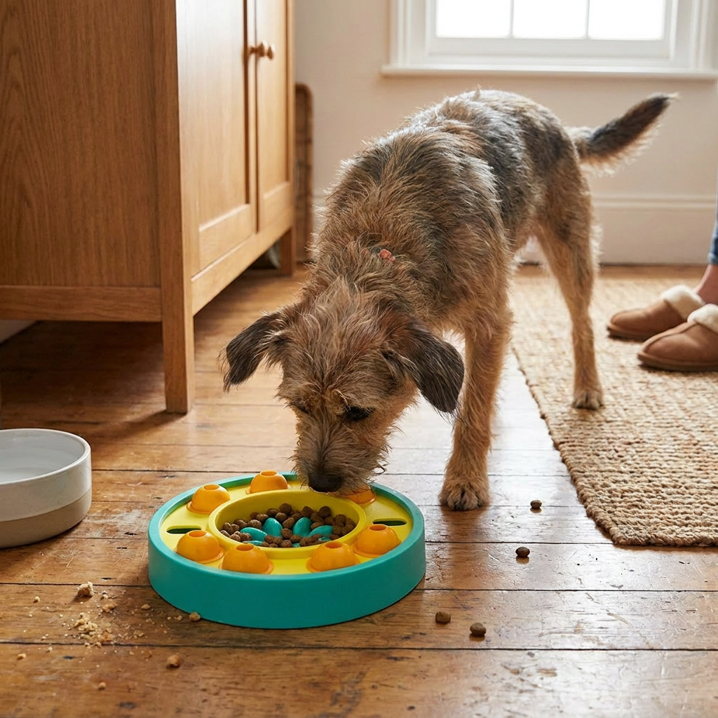 Dog Puzzle Feeder lifestyle