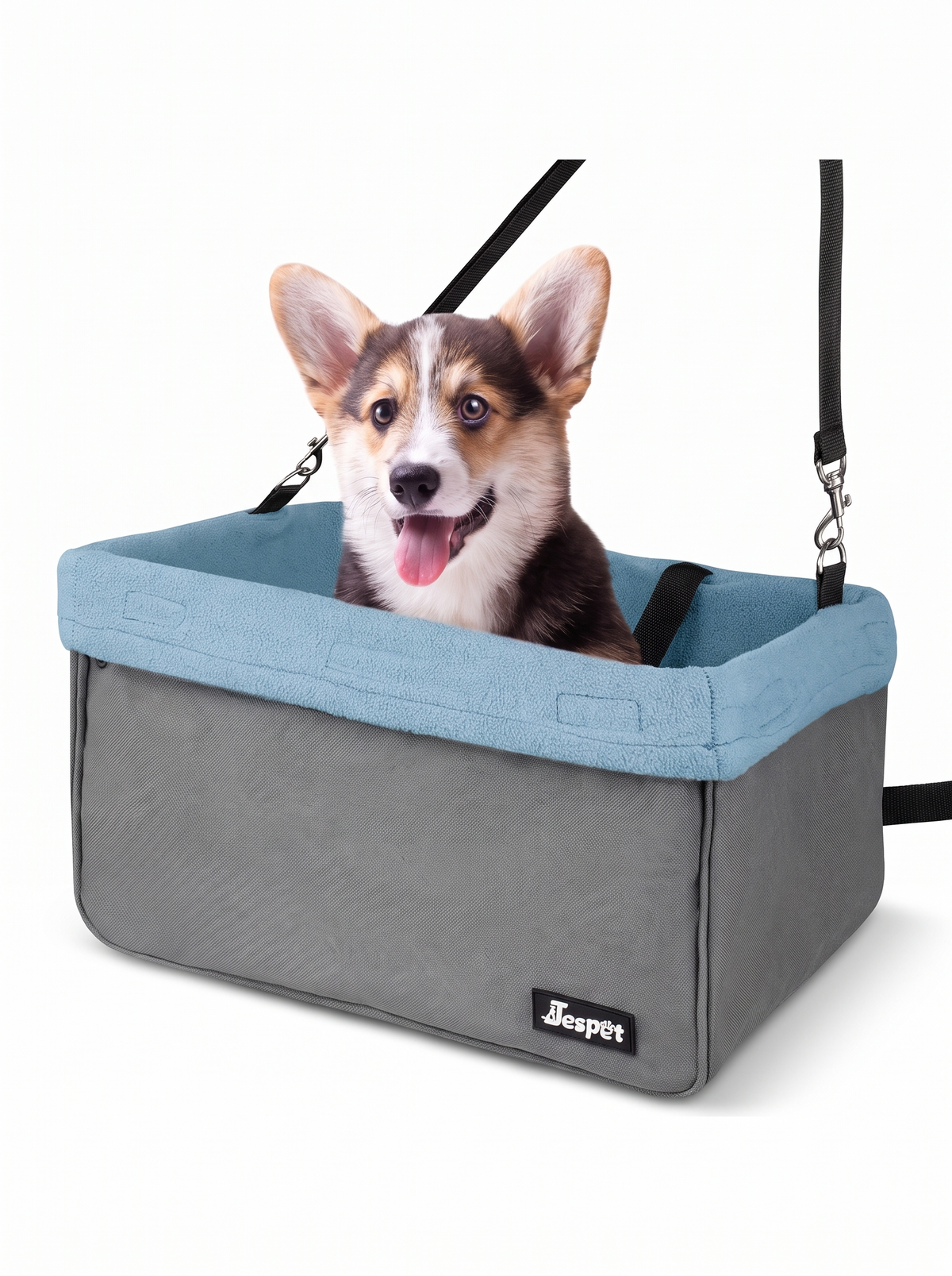 JESPET & GOOPAWS Dog Car Booster Seat with Seat Belt product photo 3